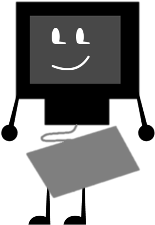 Computer Pose - Bfdi Computer (333x470)