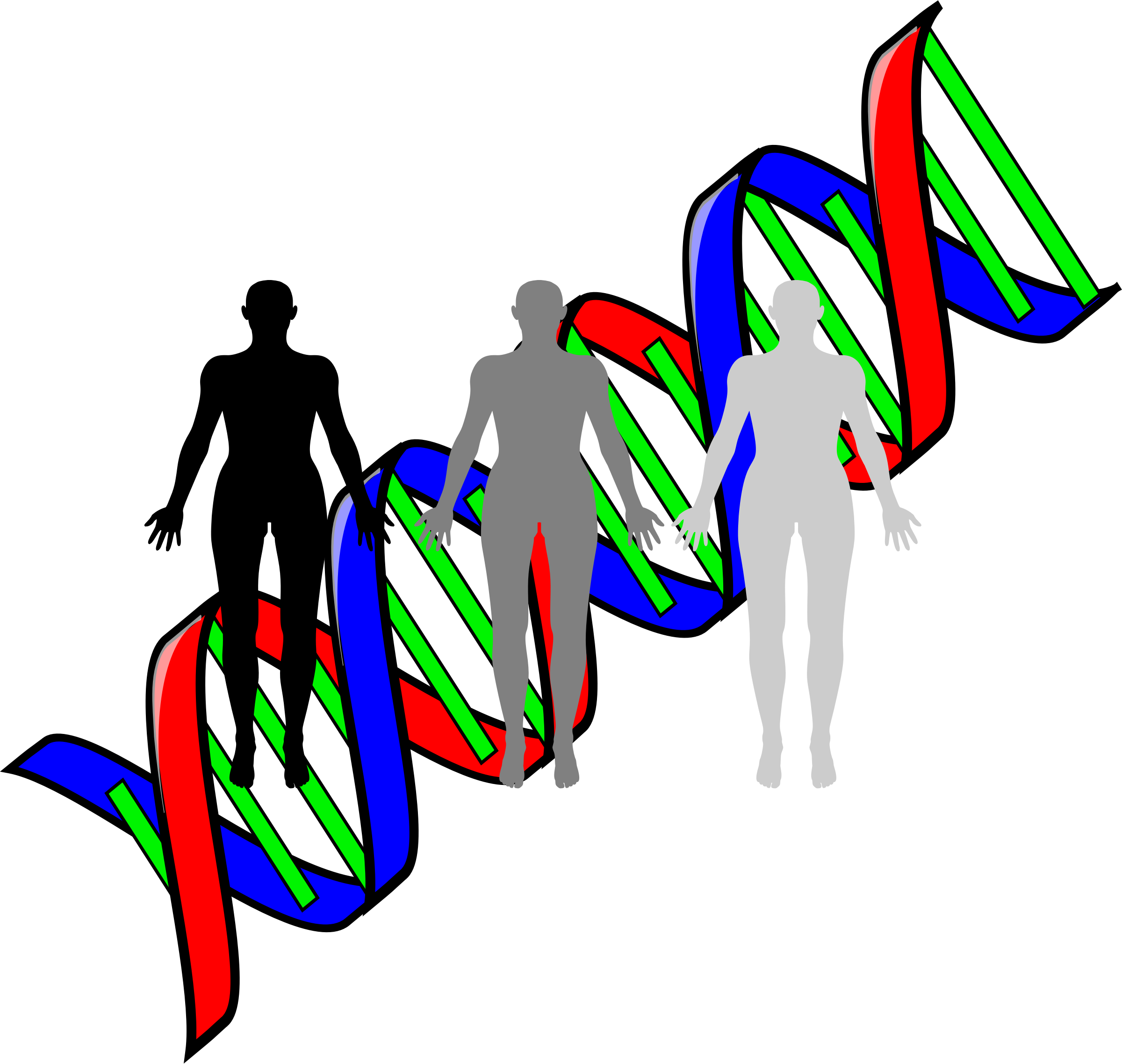 Big Image - Human Cloning Clipart (2400x2276)