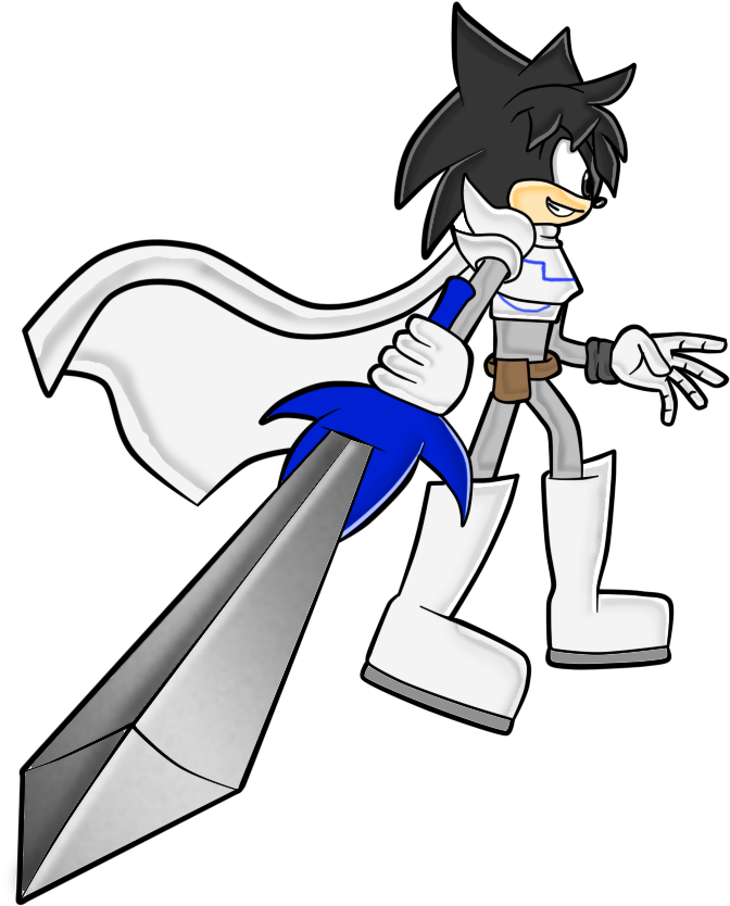 Shading And Perspective Practice - Sword Shading Drawing (751x859)