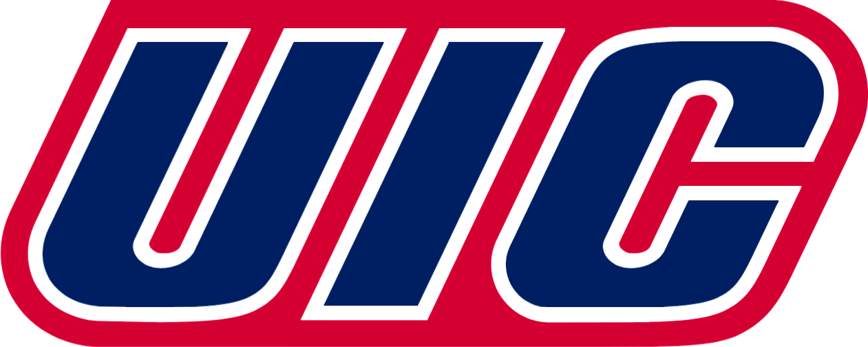 Uic Flames Wordmark - Lyfh-gn Uic Flames Logo Travel & Sports Yoga Gym (1261x504)
