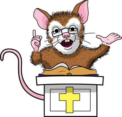 Preacher Mouse - Preacher Mouse (400x384)