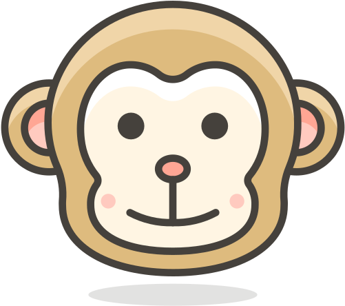 Ícone Macaco, Face - Icon (512x512)