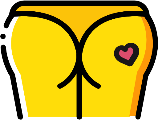 Butt Icon Png (512x512)