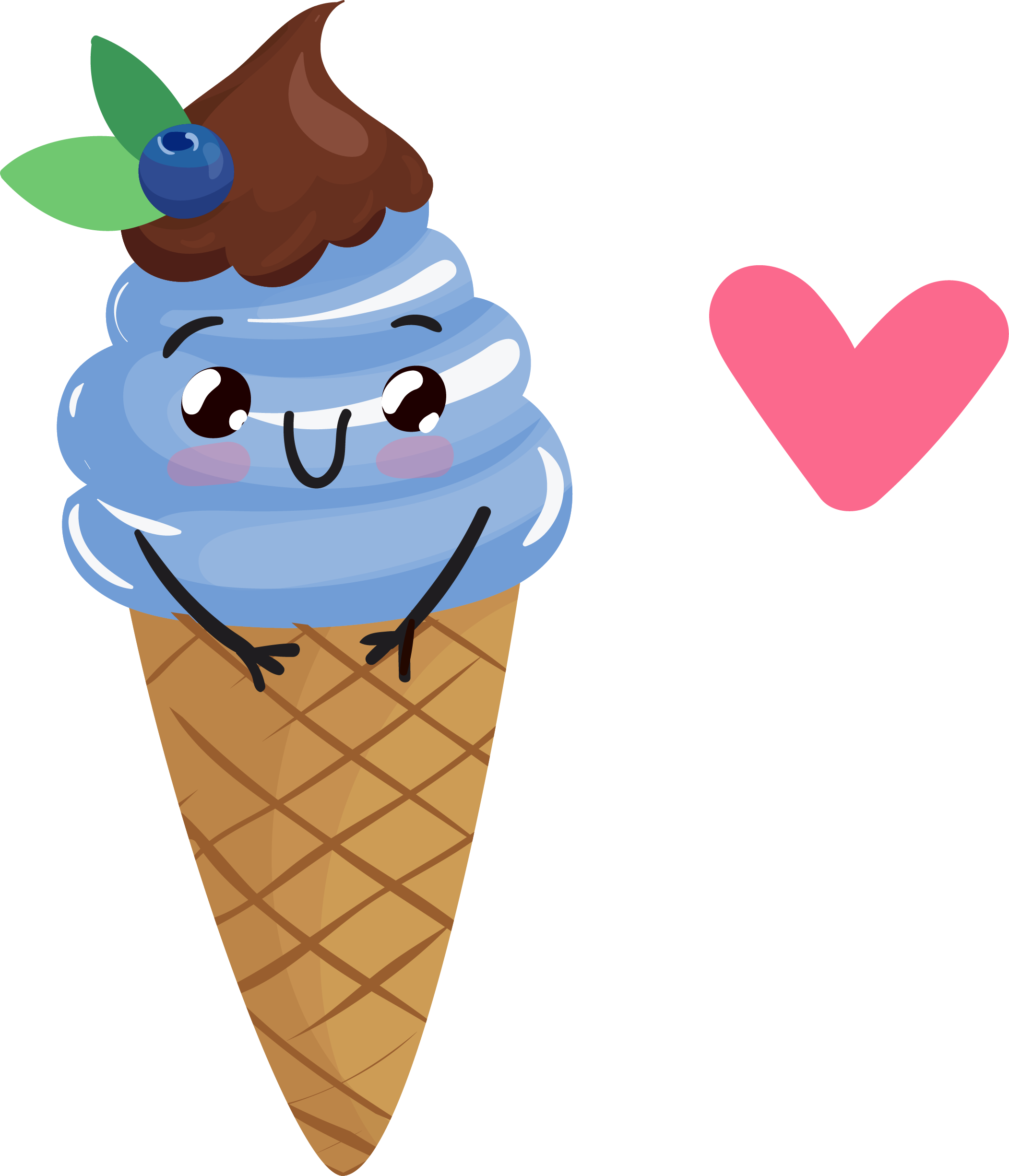 Ice Cream Computer File - Blueberry (2103x2452)