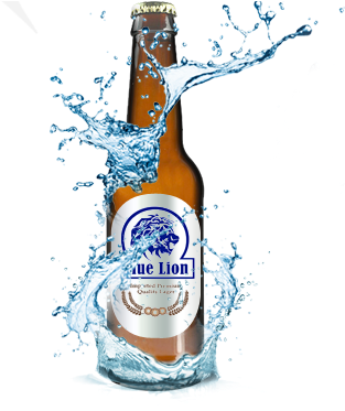 Bottle Beer - Water Splash (343x382)