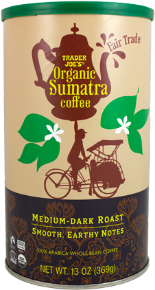Sumatra-coffee - Trader Joes Fair Trade Organic Sumatra Coffee - Pack (600x459)