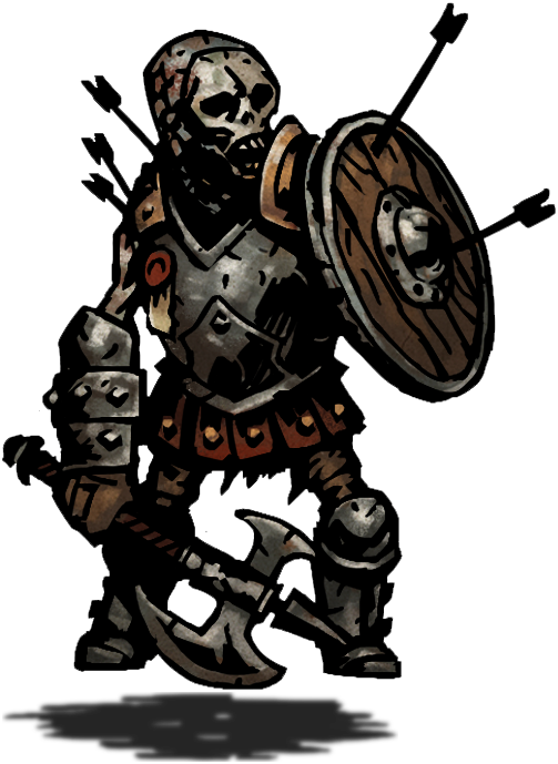 Actions - Darkest Dungeon Skeleton (503x689)
