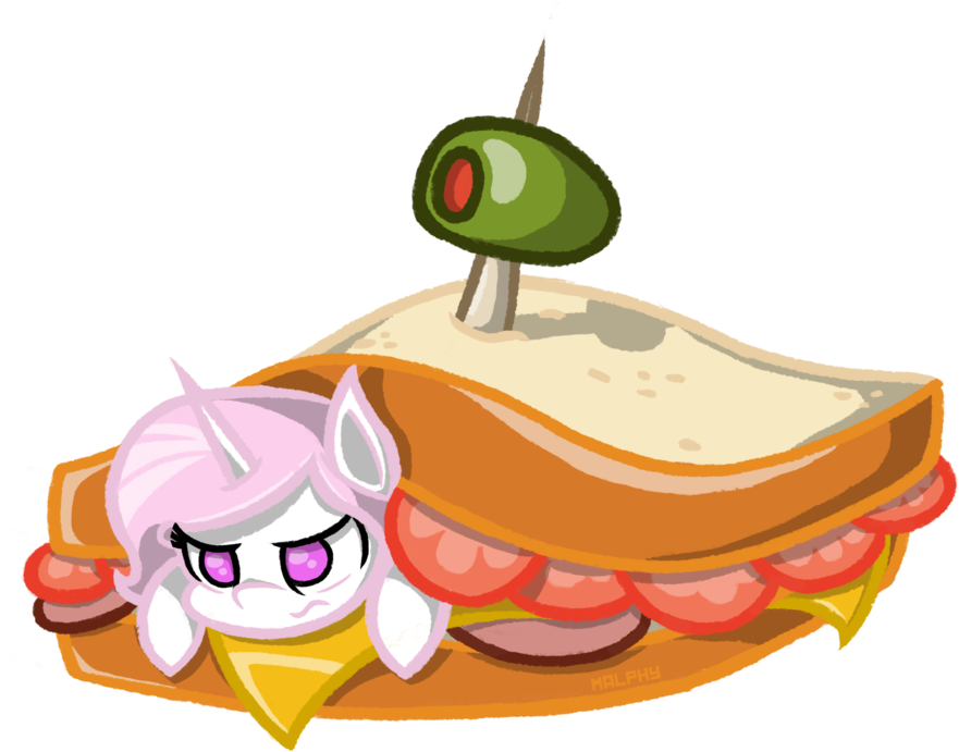 Sammich By Malphee - Cartoon (894x894)