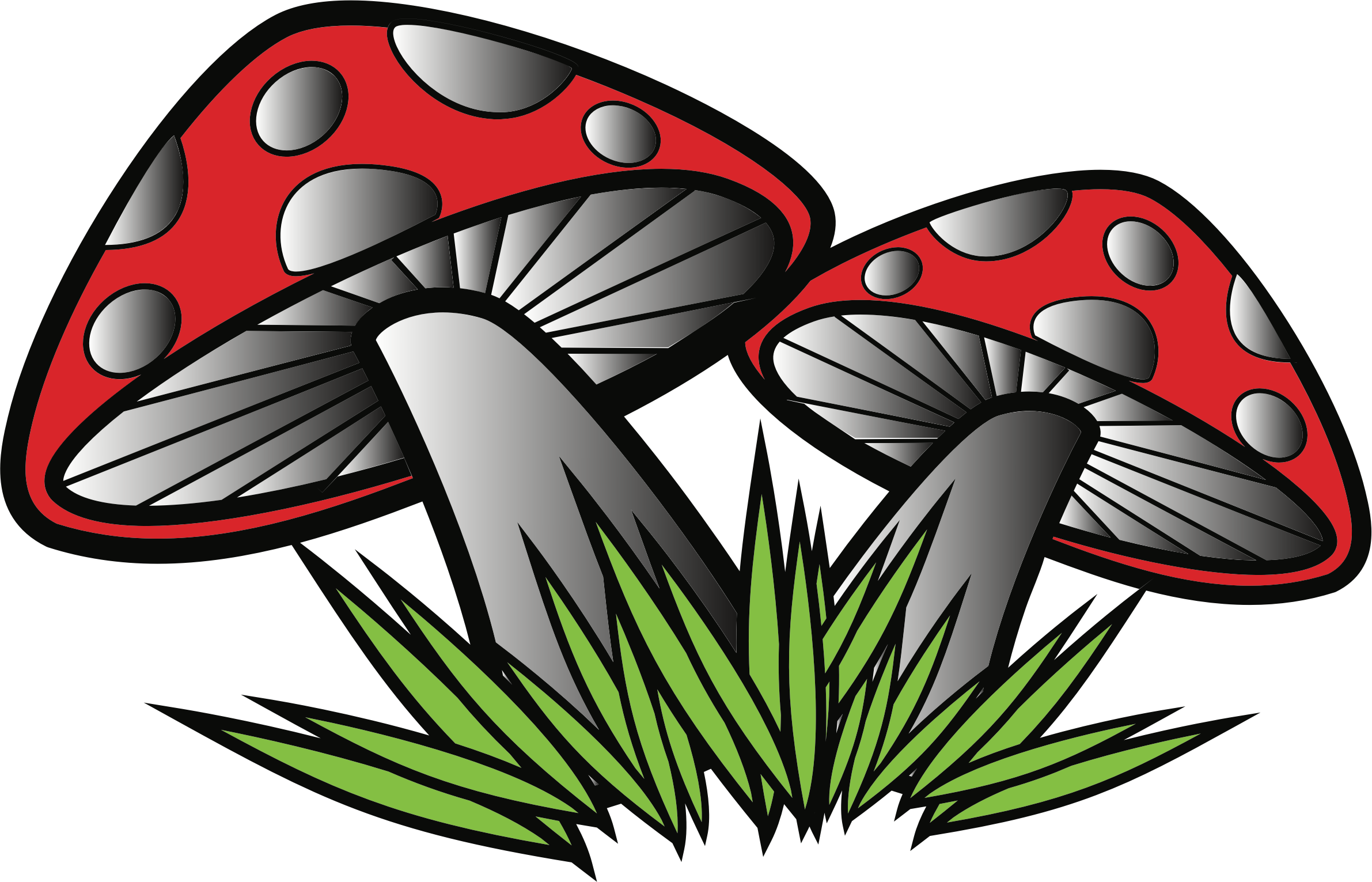 Big Image - Toadstool Clipart (2382x1531)