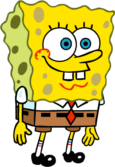 Spongebob Without Hat Stock Image - Spongebob Squarepants (500x750)