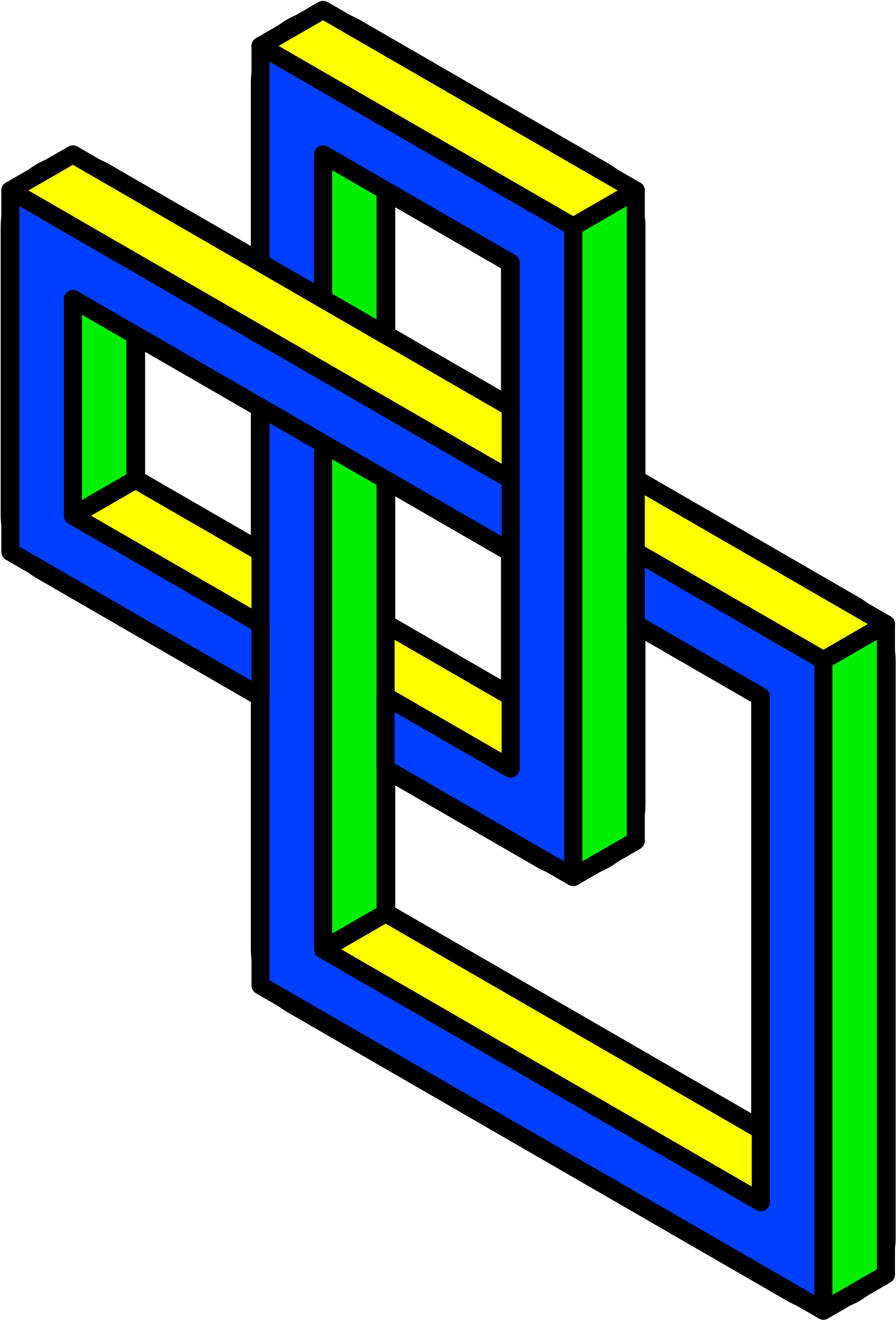 Open - Isometric Opticle Ilusions (2000x2778)