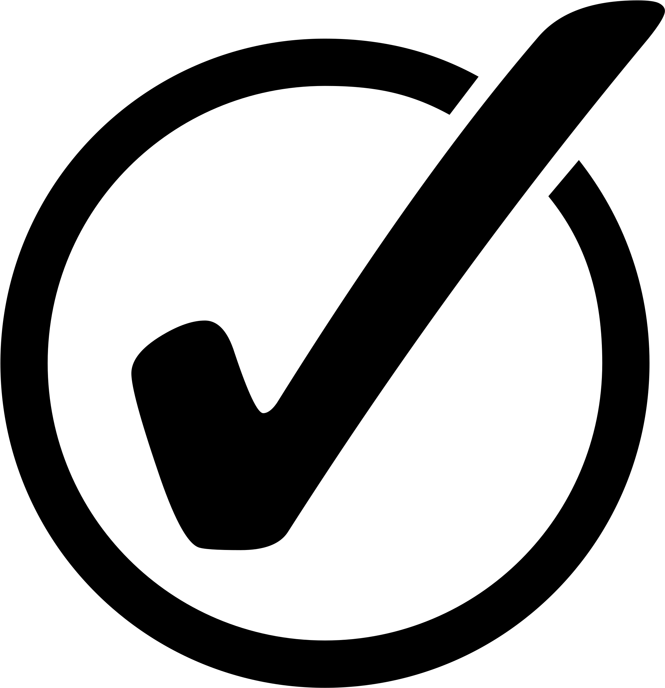 Checkmark On Circle - Check Mark Clip Art (2400x2400)
