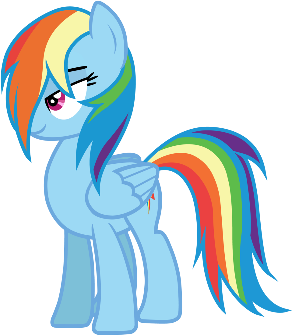 Rainbow Dash By Davidsfire - Rainbow Dash (1024x1133)