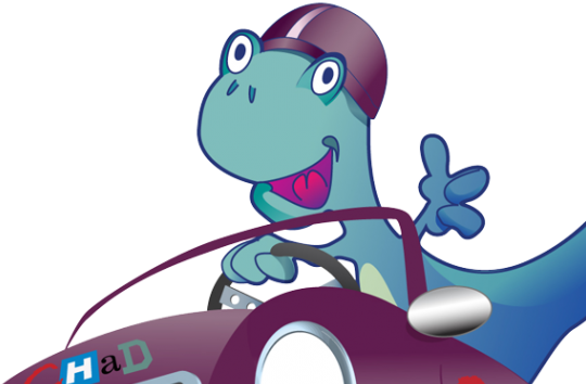 Chad A Saurus Illustration - Illustration (640x360)