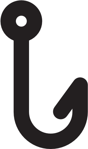 Fishing Hook Free Icon - Hook Icon (512x512)