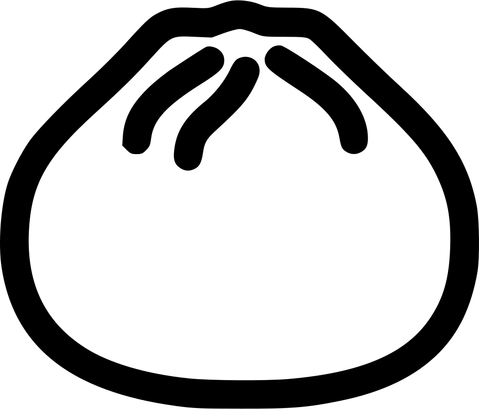 Dumpling Clipart Transparent - Dumpling Drawing (980x836)