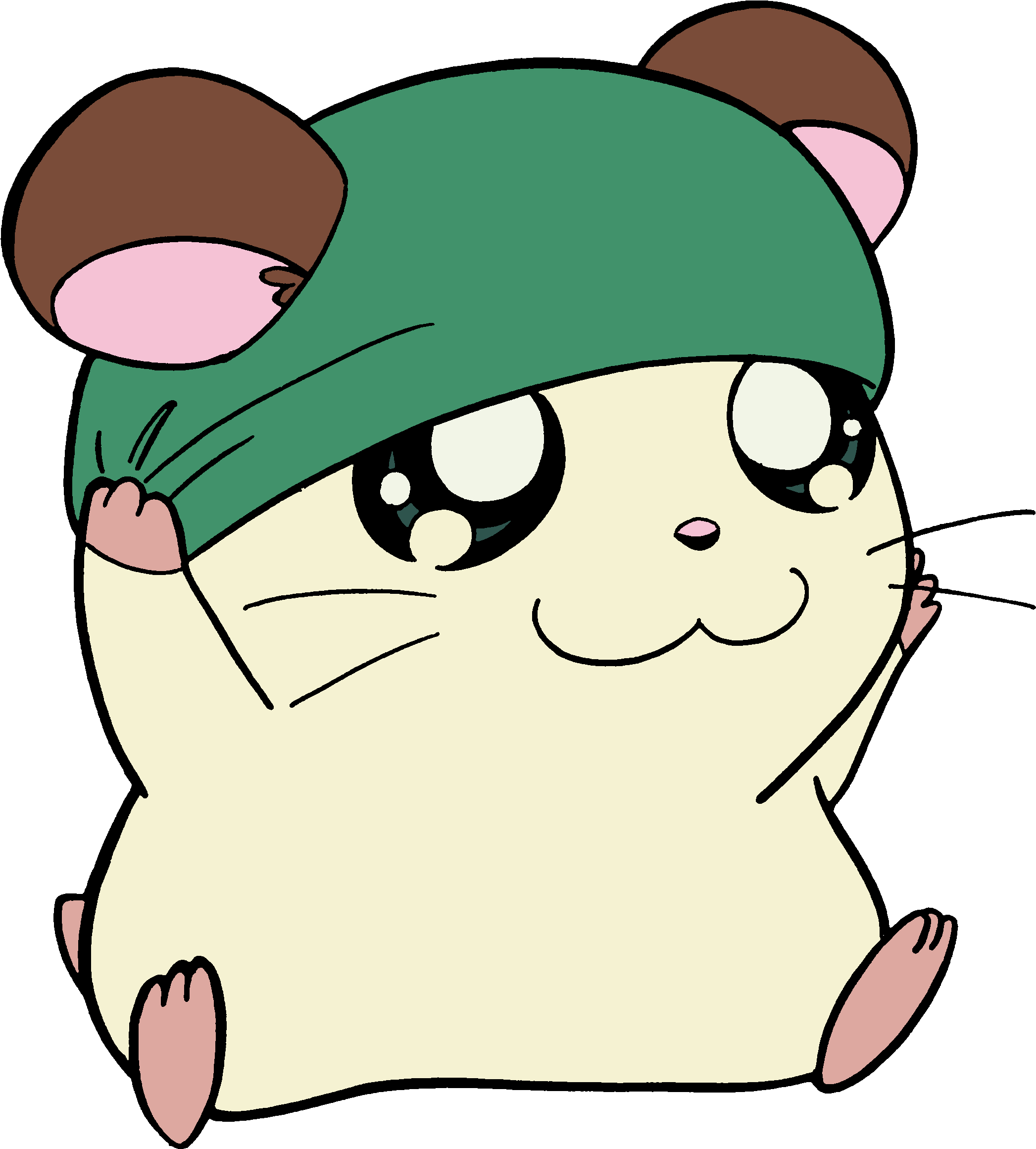 Hamtaro 1 - Cappy Hamtaro Art (2288x2472)