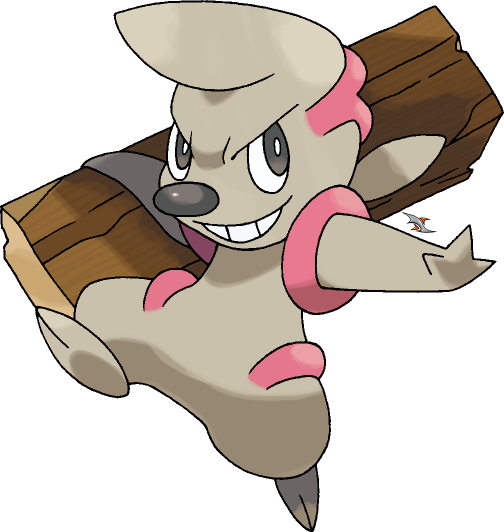 Free Drilbur Evolution Chart - Pokemon Timburr (504x532)