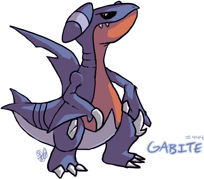 Gible Evolution Chart For Kids - Pokemon Gabite (702x600)
