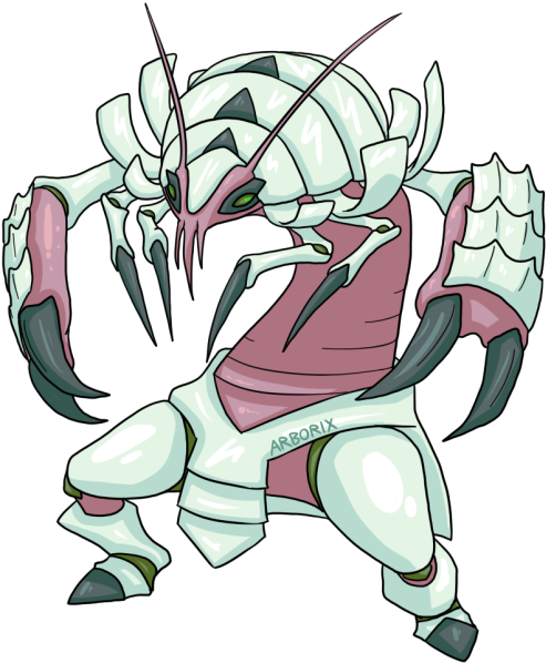 Wimpod Evolution - Cartoon (500x601)