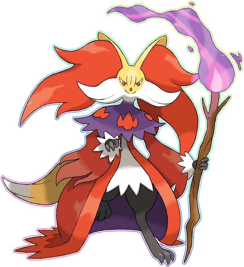 Ninetales Evolution Chart Download - Pokemon Mega Delphox (1024x1024)