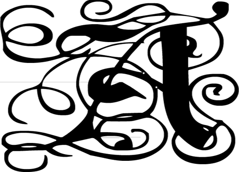 Royal Gothic A - Monogram (494x355)