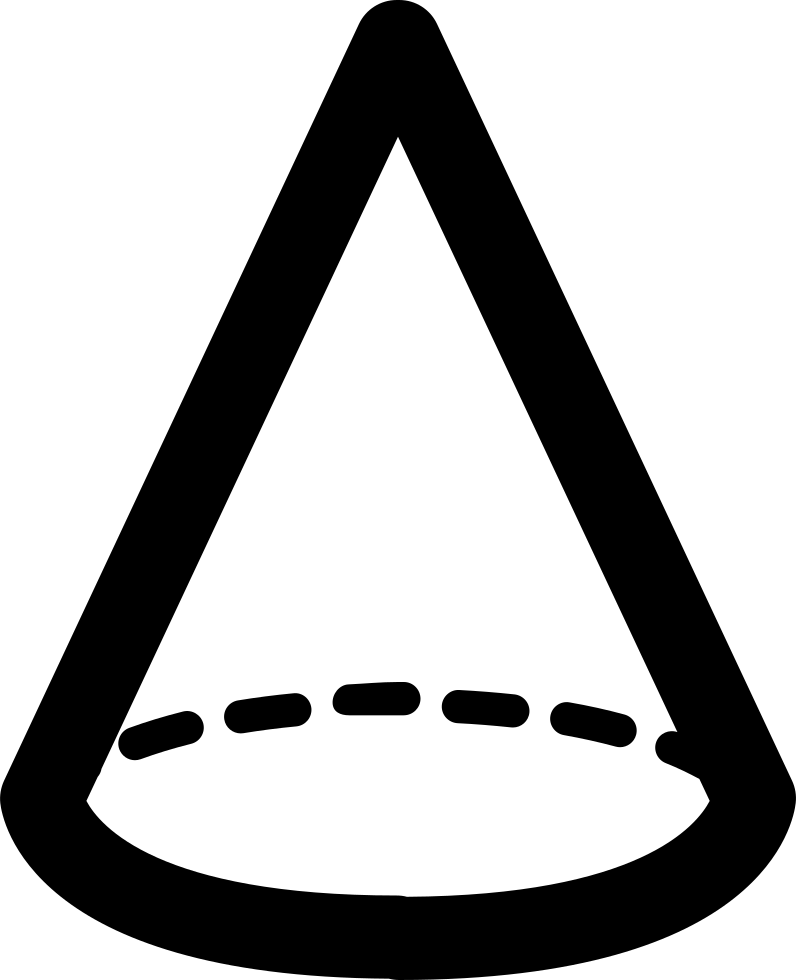 Cone Geometrical Shape Comments - Cono Icon (796x980)
