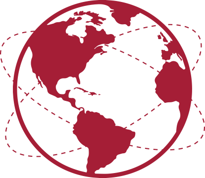 Global Mba - Globe Black And White (414x360)