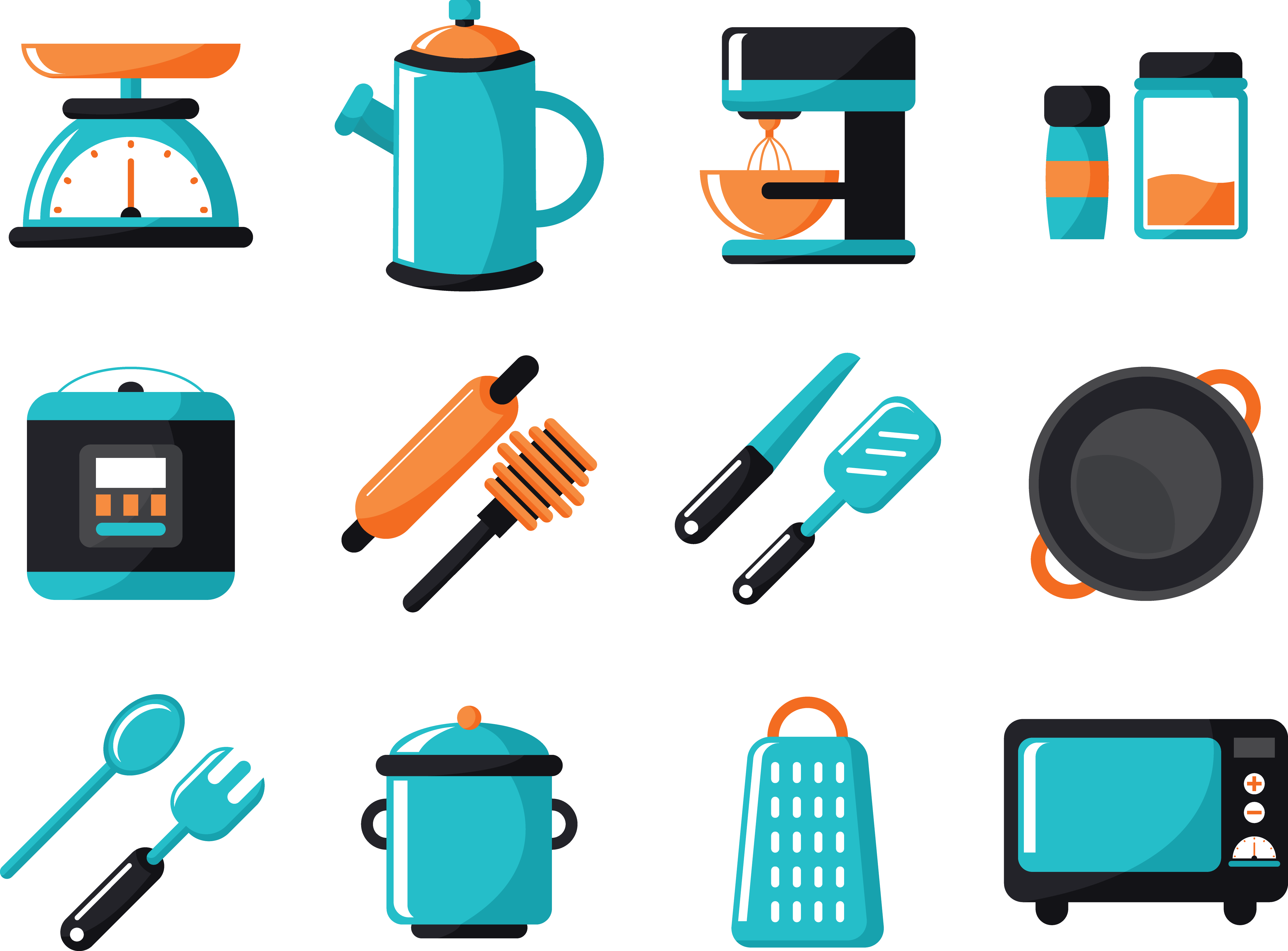 Kitchen Euclidean Vector Spoon Icon - Ícone Cozinha (4686x3462)