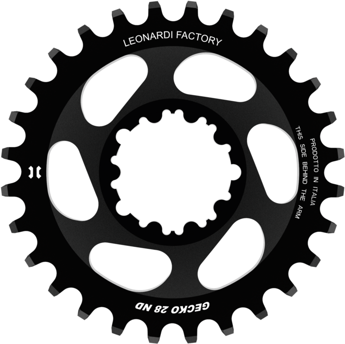 Leonardi Chainring Gecko Sram - Crank Mtb Vector (800x757)