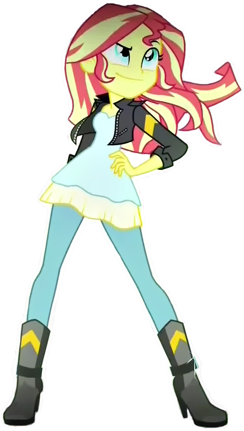 Coco - Ninja Turtles Raph And Sunset Shimmer (495x873)