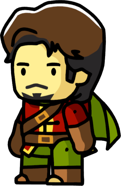 Thief Male - Scribblenauts Thief (419x643)