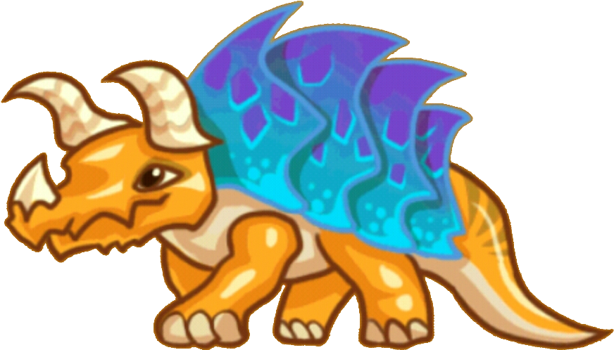 Hemlock Triceratops - Cartoon (899x543)