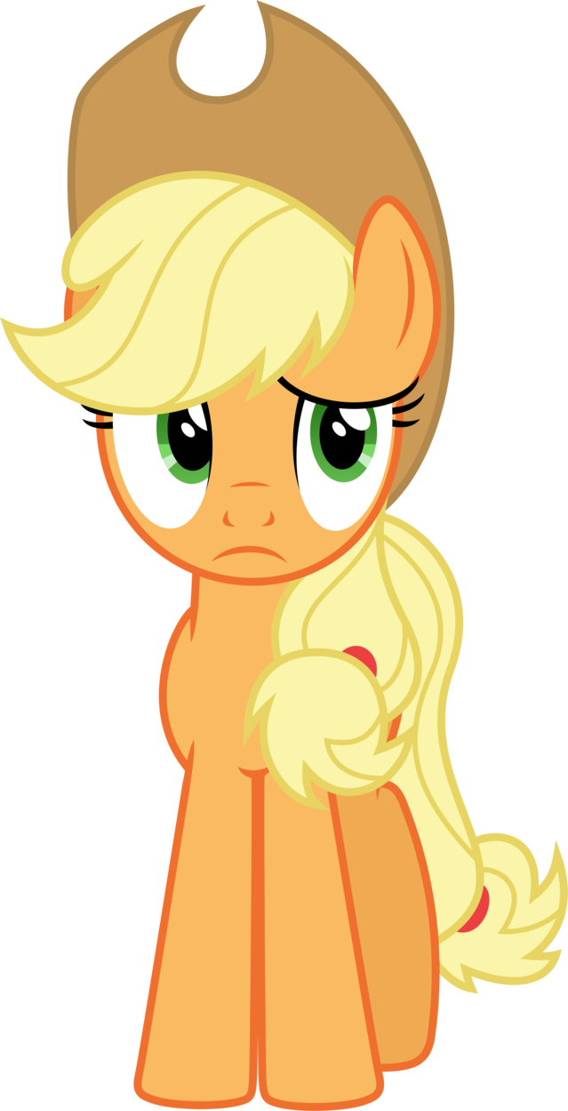 [vector] Applejack - Art (639x1249)