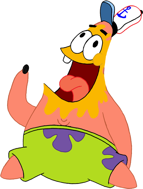 Patrick Star By Lionkingrulez - Drawing (558x692)