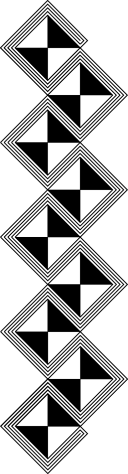 African Pattern Vertical - Triangle (256x945)