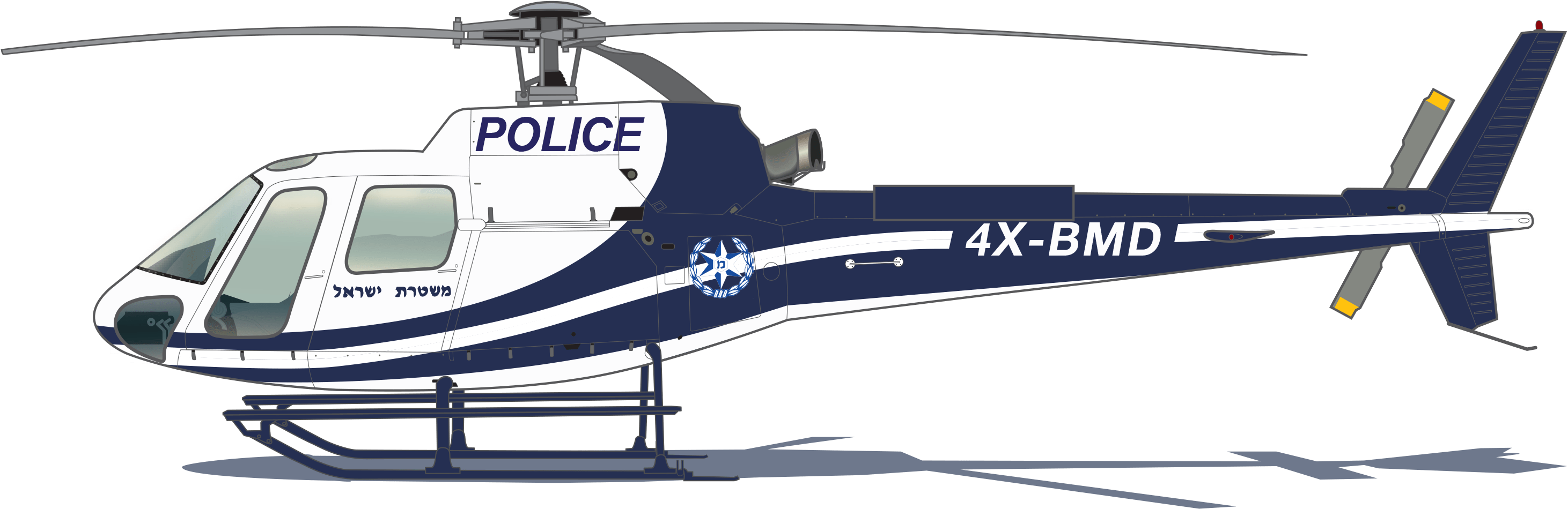 500 Size As350 Helicopter (3123x1053)
