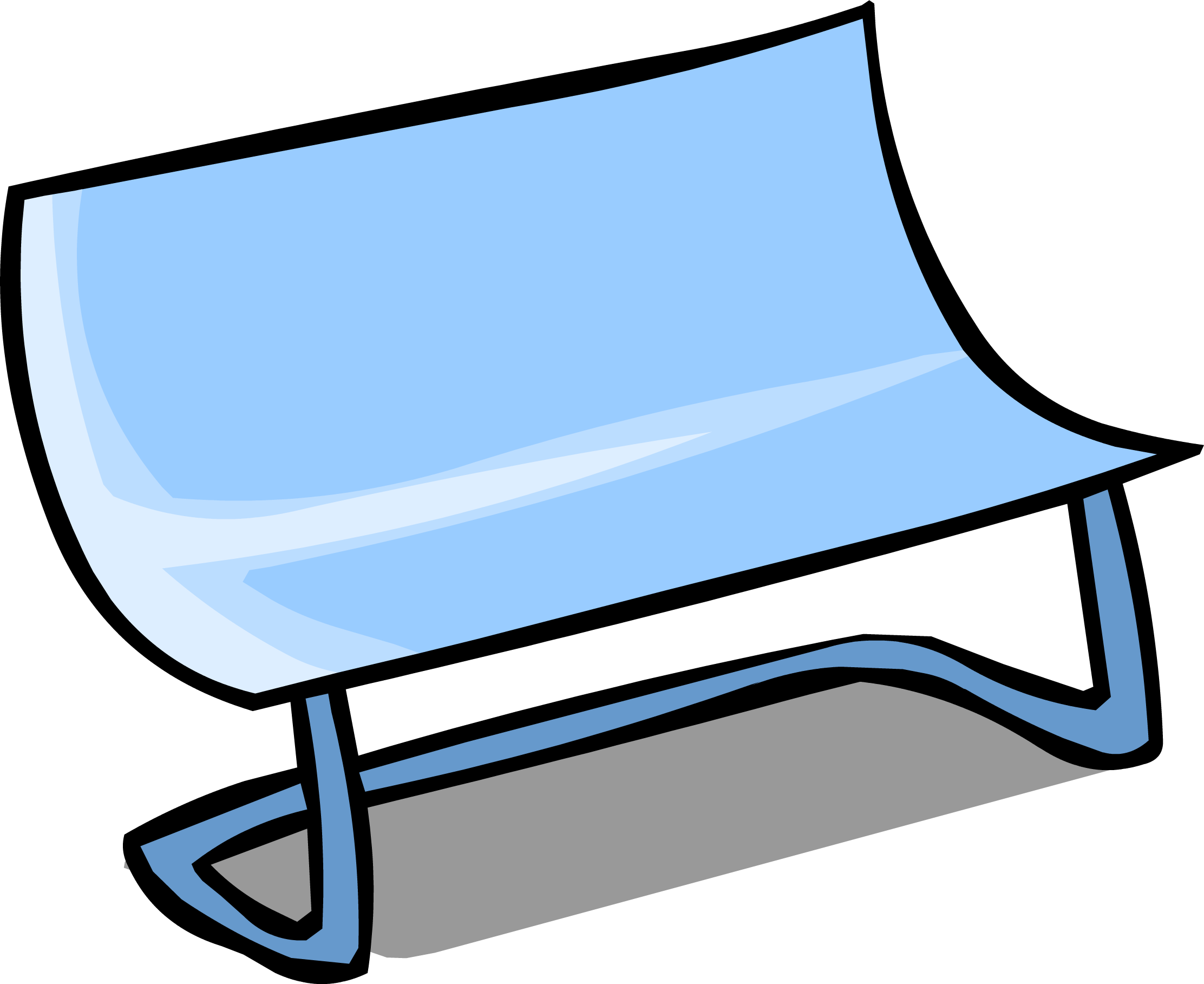 Blue Bench Sprite 006 - Blue Bench Sprite 006 (2224x1817)