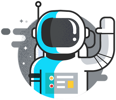 Astronaut Illustration - Cryptocurrency (408x408)