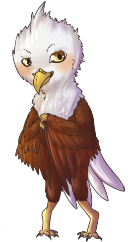 Jaimie Eagle Chibi Form By Otterman89 - Chibi Eagle (300x500)