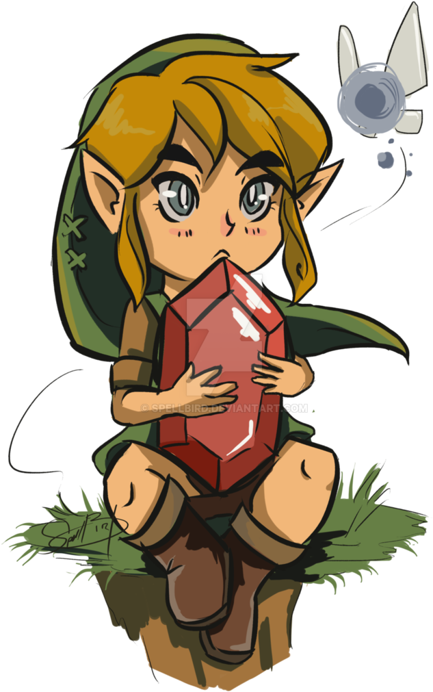 Link Chibi By Spellbird - Cartoon (730x1095)