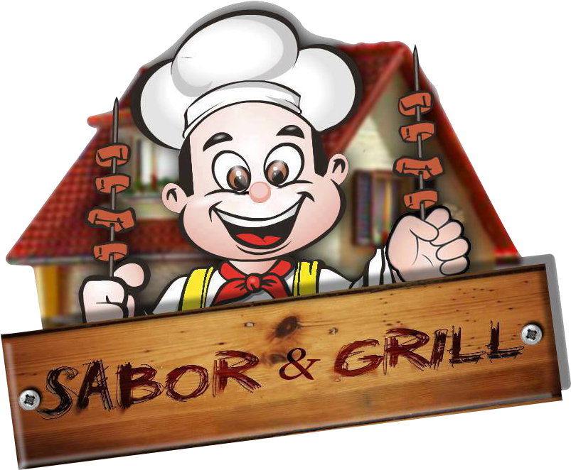 Sabor E Grill - Cartoon (831x717)