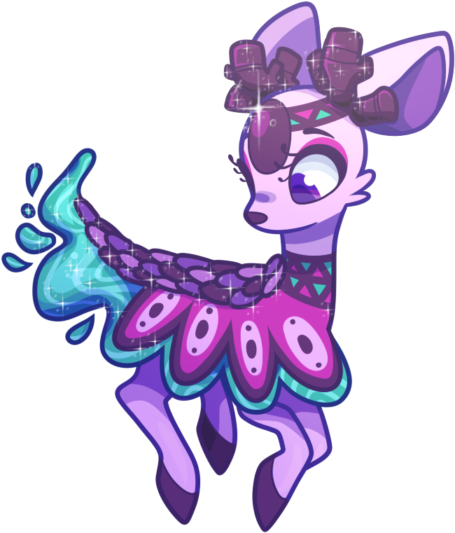 Sea Fawn By Looji - Drawing (739x826)