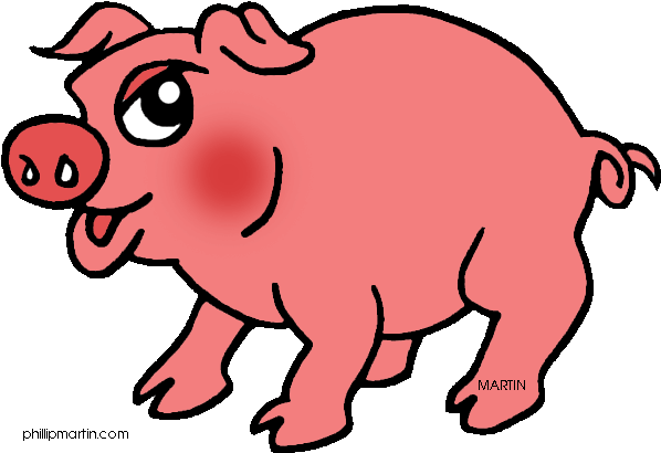 Pig - Clip Art (648x459)