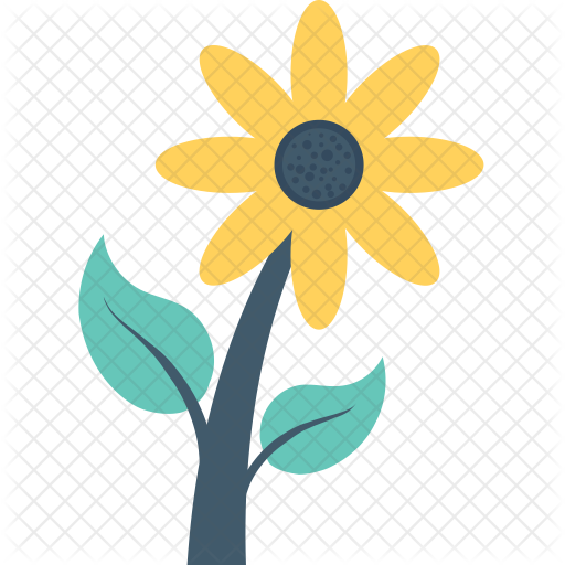 Sunflower Icon - Scalable Vector Graphics (512x512)