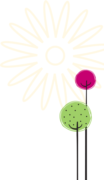 Left Flowers Right Flowers - Circle (435x748)