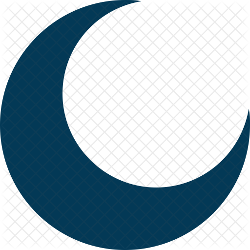 Moon Icon - Circle (512x512)