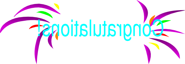 Congratulations Clipart - Graphic Design (600x210)