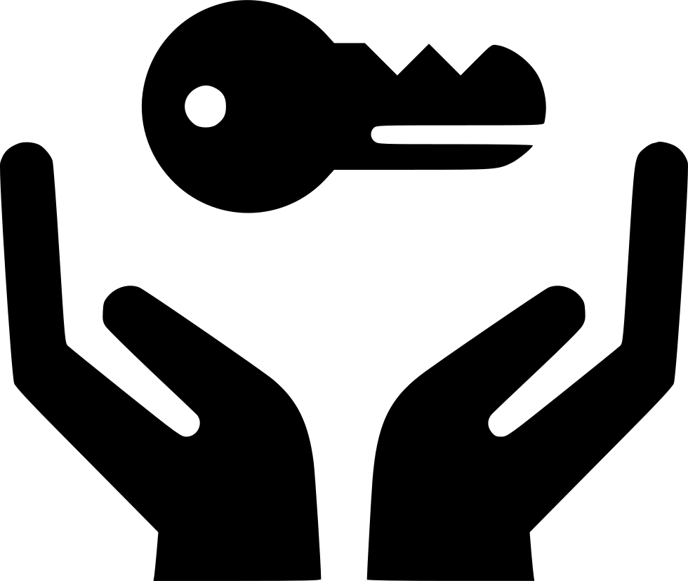 Hands Holding Key Comments - Hands And Key Icon (980x828)