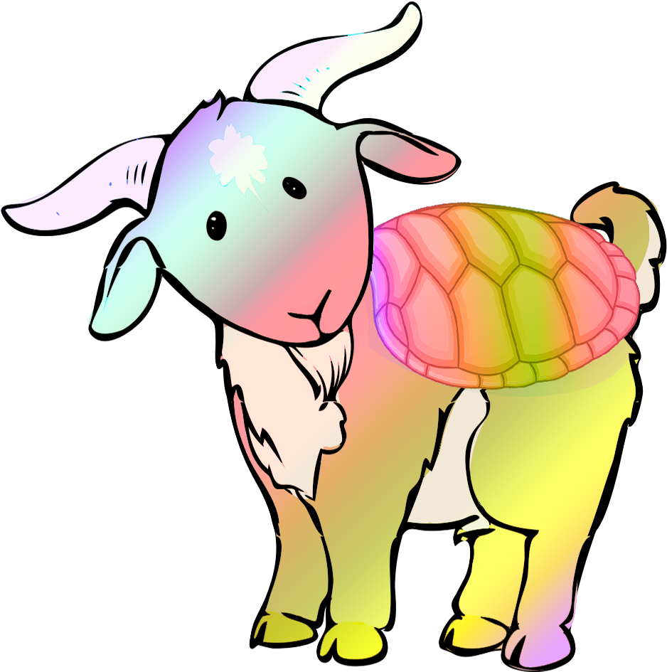Goat Cartoon (1000x1000)